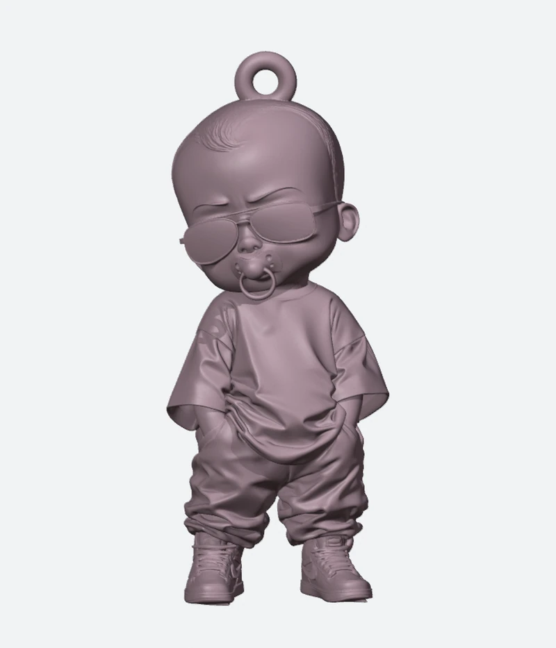 Ёлочная игрушка «Малыш в очках»