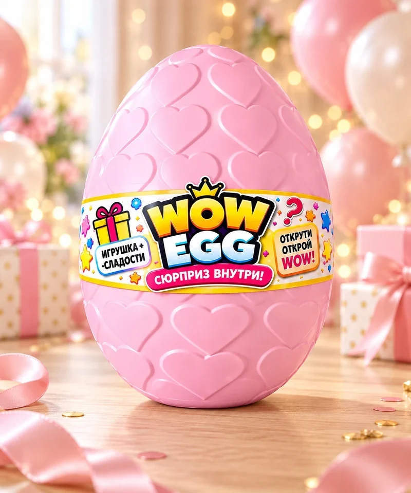 Яйцо WOW EGG «Сердечки»
